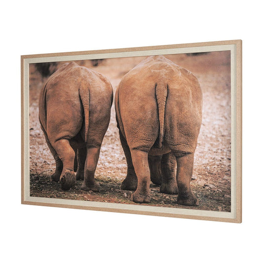 Mercana - Walking Away by Mercana Studio a Hand Embellished Textured Framed Art Print Matted under Glass - 15022 view 2