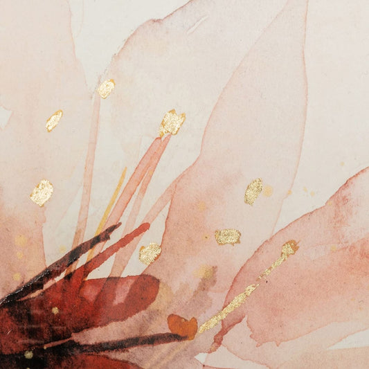 Mercana - Watercolor Blossoms III by PI Studio a Hand Embellished Textured Framed Art Print Matted under Glass - 12894 view 2