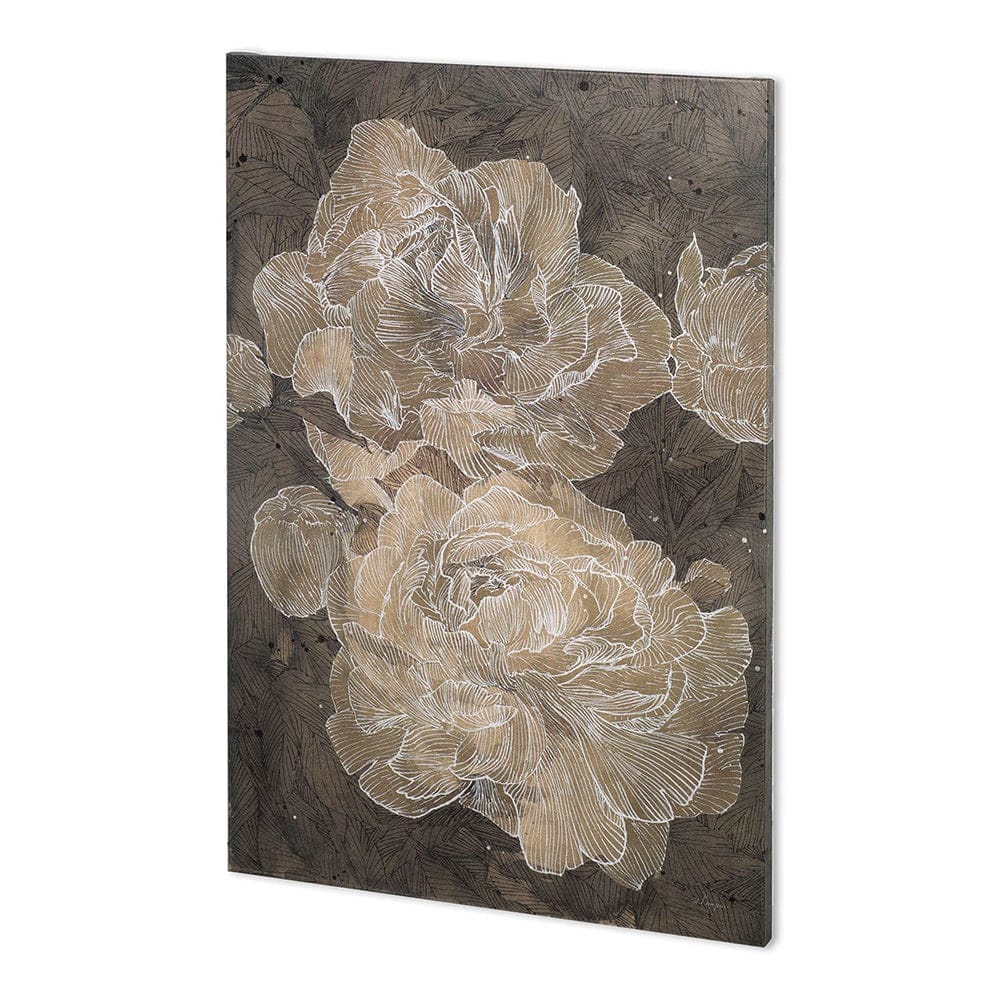 Mercana - Weaved Peony I by Mercana Studio a Hand Embellished Textured Canvas - 100896-L view 1