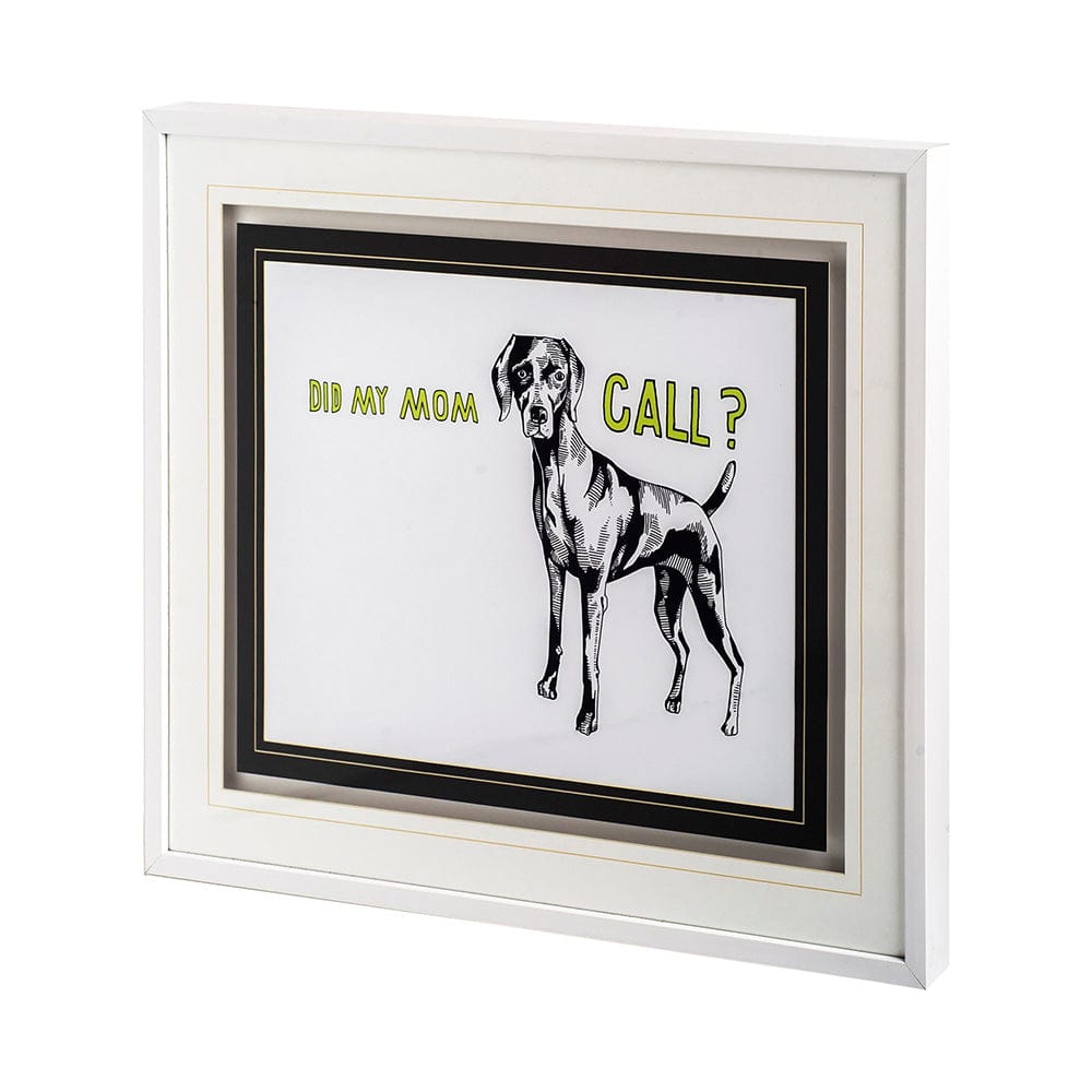 Mercana - Weimaraner by Marie, Natasha a Framed Art Print Matted under Glass - 10545 view 1