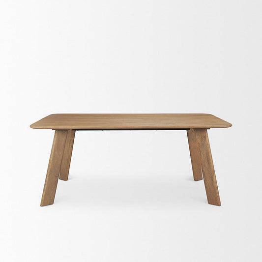 Mercana - Welborn 72" Light Brown Wood Rectangular Dining Table - 71055-AB view 2