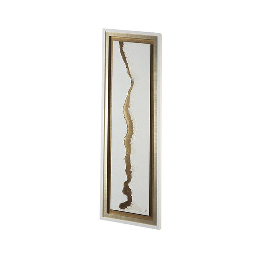 Mercana - White and Gold river by Studio M a Framed Art Print Matted under Glass - 13752 view 2