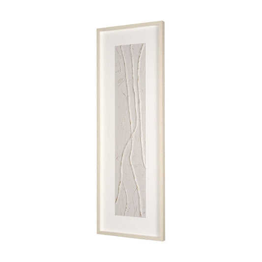 Mercana - Whitewashed Expression by Studio M a handmade Original Framed Artwork under Glass - 15223 view 2