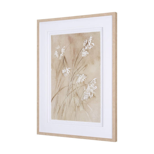 Mercana - Wildflower I by Mercana Studio a Hand Embellished Textured Framed Art Print Matted under Glass - 15141 view 2