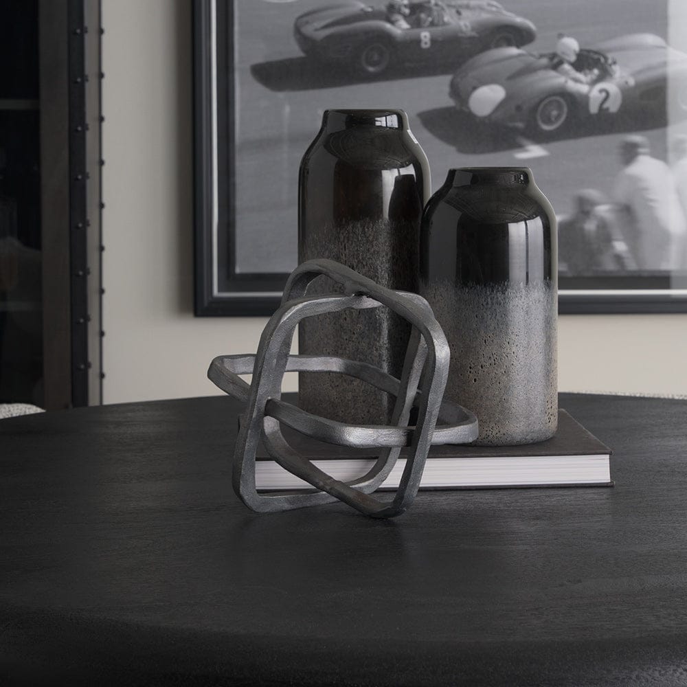 Mercana - Willem II 9L x 9W Silver Metal Open Cube Decor Object - 67814_CLOSEOUT view 6