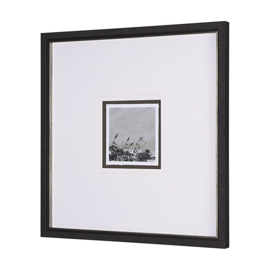Mercana - Winter Day V by Mercana Studio a Hand Embellished Textured Framed Art Print Matted under Glass - 15190 view 2