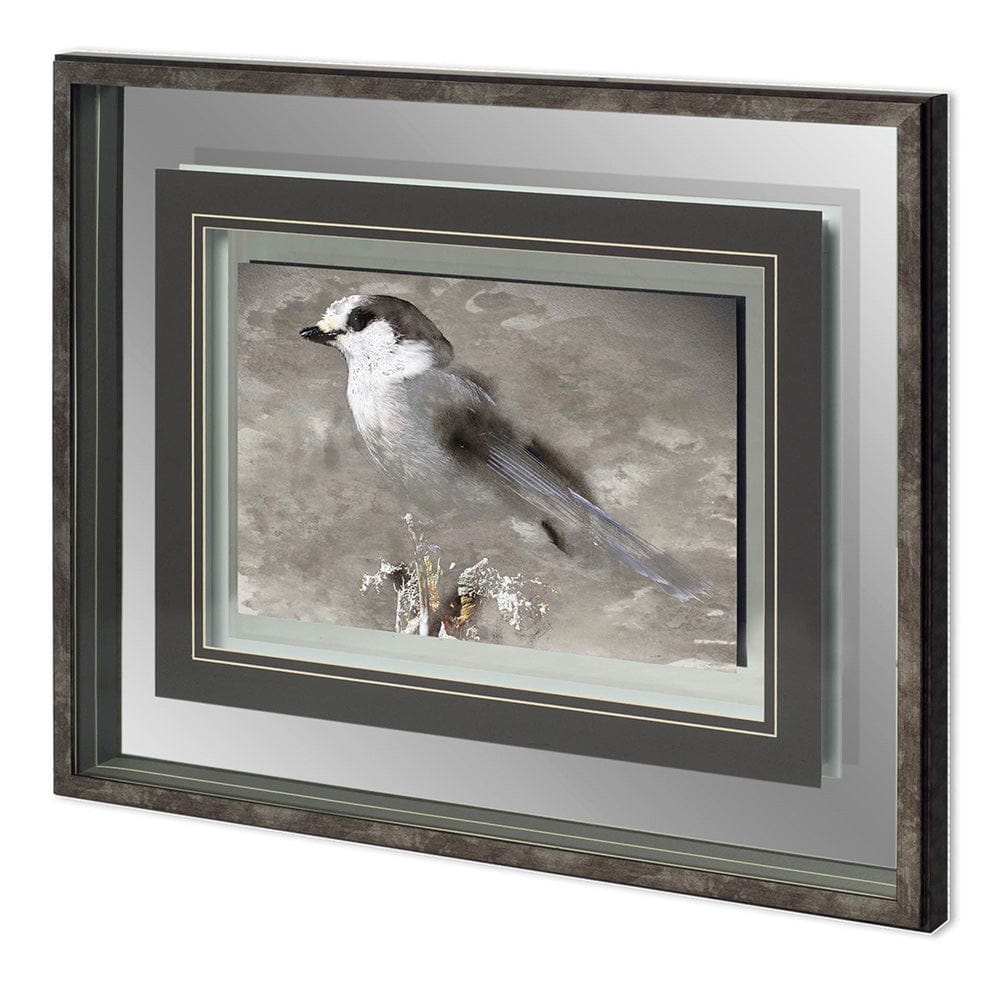 Mercana - Woodland Animal Bird by Stephan Fontaine Hand Embellished Framed Art Print Matted under Glass - 11644 view 1