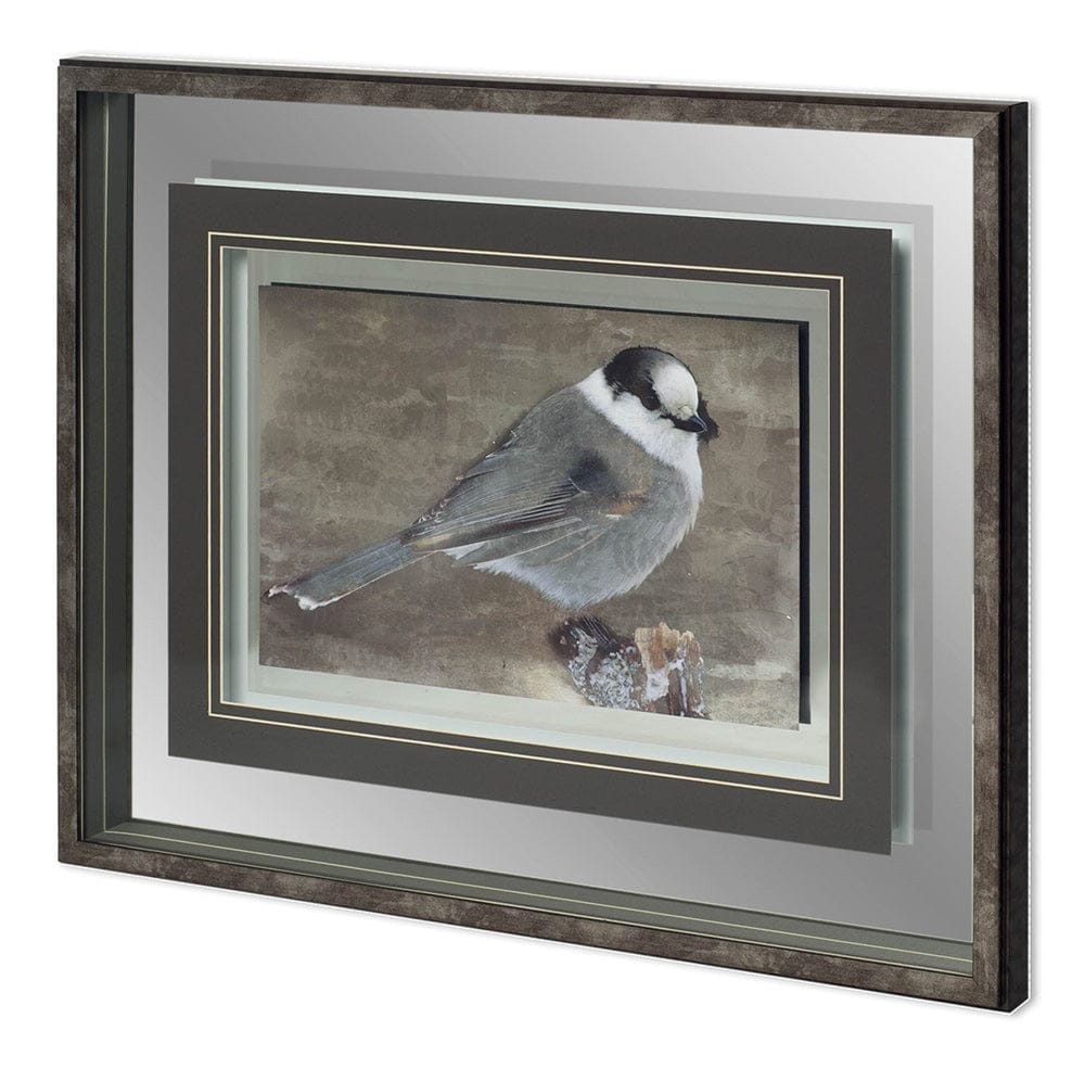 Mercana - Woodland Animal Bird by Stephan Fontaine Hand Embellished Framed Art Print Matted under Glass - 11645 view 1