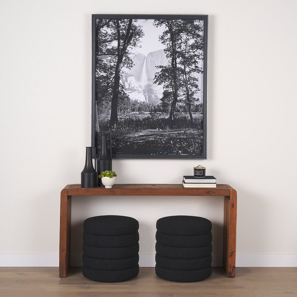 Mercana - Yosemite Falls by Carleton E Watkins a Hand Embellished Textured Framed Art Print - 15270 view 8
