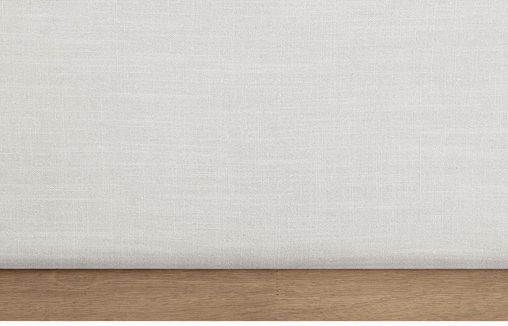 Meridian Furniture - Alfie Cream Linen Textured Fabric Twin Bed - AlfieCream-T veiw 7