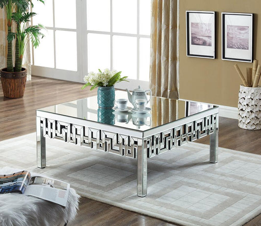 Meridian Furniture - Aria Mirrored Coffee Table - 412-C veiw 2