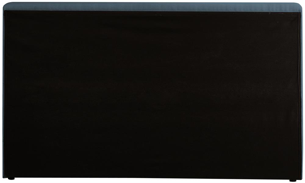 Meridian Furniture - Devin Navy Linen Textured Fabric Full Bed - DevinNavy-F veiw 6