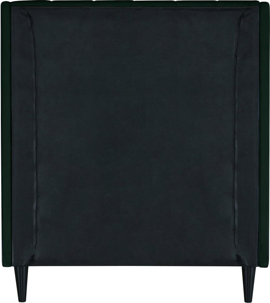 Meridian Furniture - Eva Green Velvet Twin Bed - EvaGreen-T veiw 6