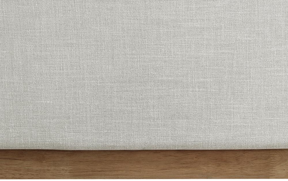 Meridian Furniture - Flynn Cream Linen Textured Fabric Twin Bed - FlynnCream-T veiw 7