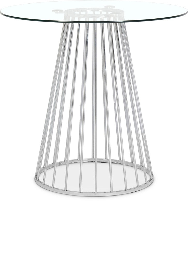 Meridian Furniture - Gio Chrome Counter Height Table - 754-T veiw 1