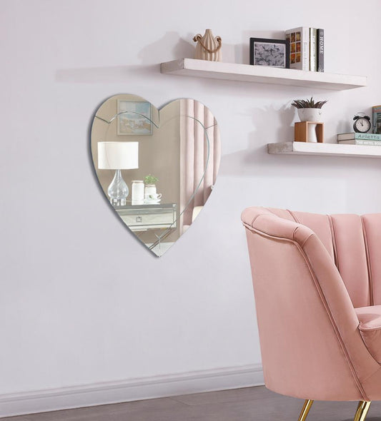 Meridian Furniture - Heart Mirror - 423-M veiw 2