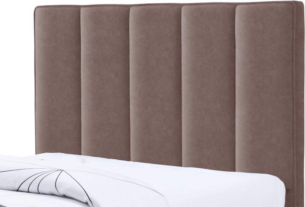 Meridian Furniture - Hudson Brown Vegan Leather Twin Trundle Bed - HudsonBrown-T veiw 7