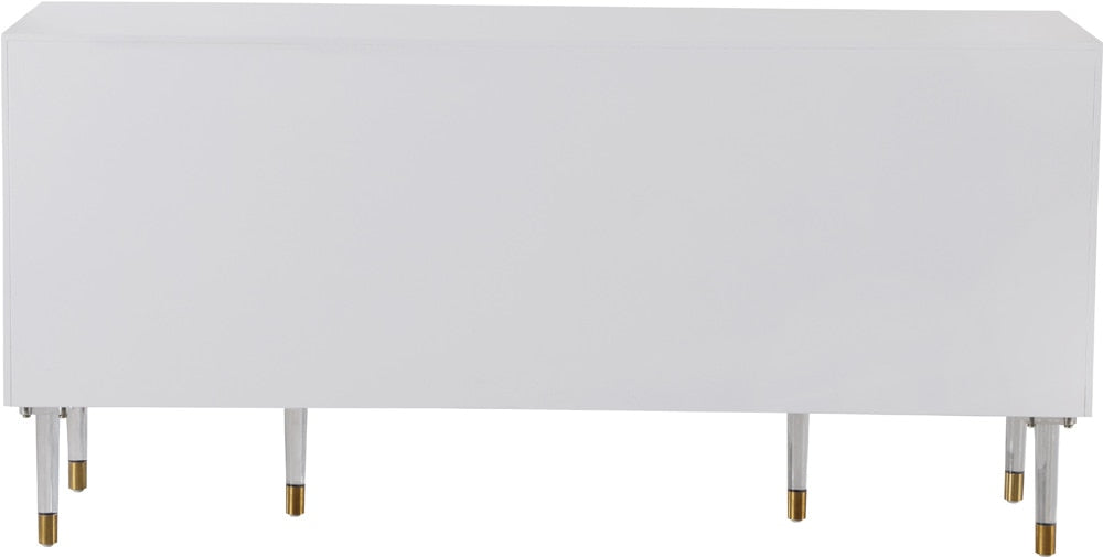 Meridian Furniture - Jive White Lacquer Sideboard/Buffet - 315 veiw 6