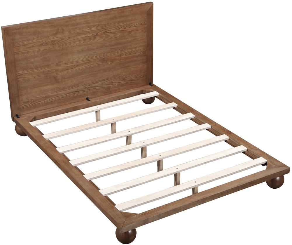 Meridian Furniture - Kent Walnut King Bed - KentWalnut-K veiw 7