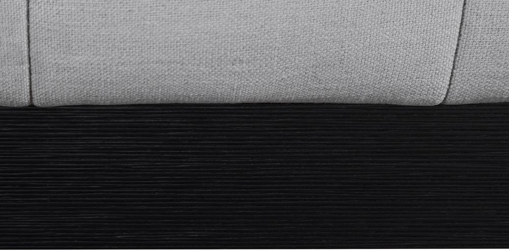 Meridian Furniture - Lucia Grey Linen Textured Fabric King Bed - LuciaGrey-K veiw 7