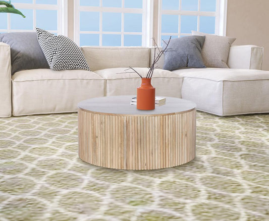 Meridian Furniture - Oakhill Natural Coffee Table - 276-CT veiw 2