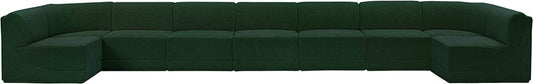Meridian Furniture - Ollie Green Boucle Fabric Modular Sectional - 9Pc - 118Green-Sec9A view 2