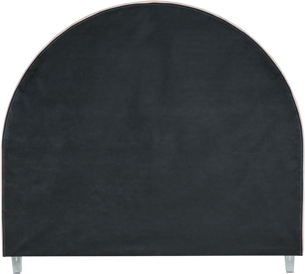 Meridian Furniture - Rainbow Pink Velvet Full Bed - RainbowPink-F veiw 7