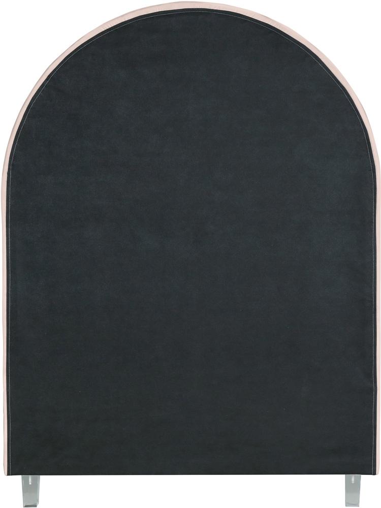 Meridian Furniture - Rainbow Pink Velvet Twin Bed - RainbowPink-T veiw 7