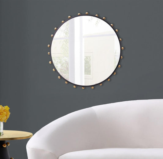 Meridian Furniture - Raven Black / Gold Mirror - 457-M veiw 2