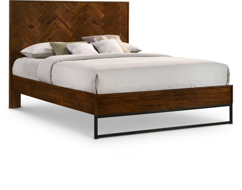 Meridian Furniture - Reed Antique Coffee King Bed - Reed-K veiw 1