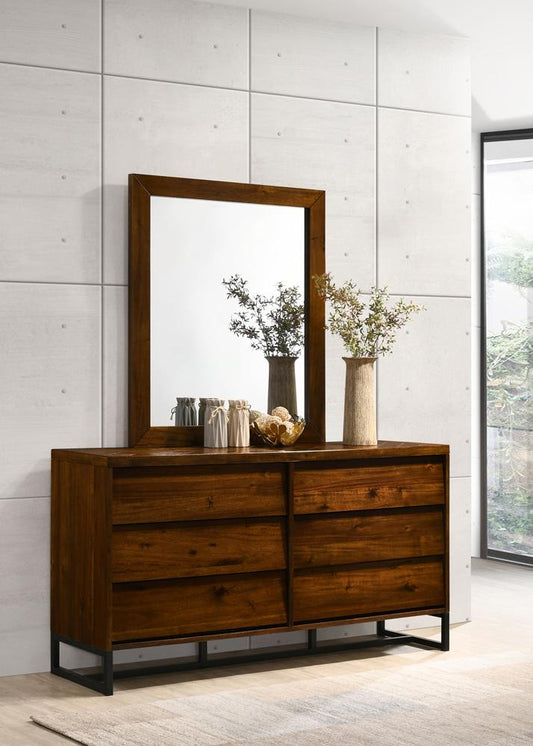 Meridian Furniture - Reed Antique Coffee Mirror - Reed-M veiw 2
