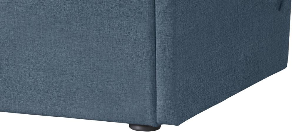 Meridian Furniture - Tess Blue Velvet King Bed - TessBlue-K veiw 7