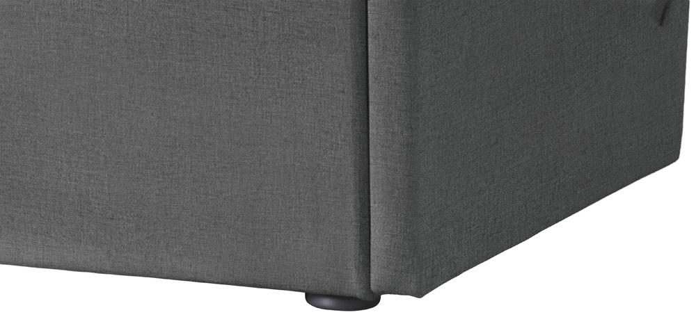 Meridian Furniture - Tess Grey Velvet King Bed - TessGrey-K veiw 7