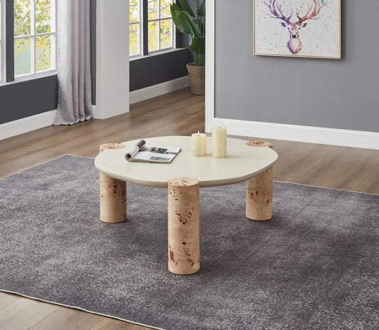 Meridian Furniture - Thor Burl Coffee Table - 99037-CT veiw 2