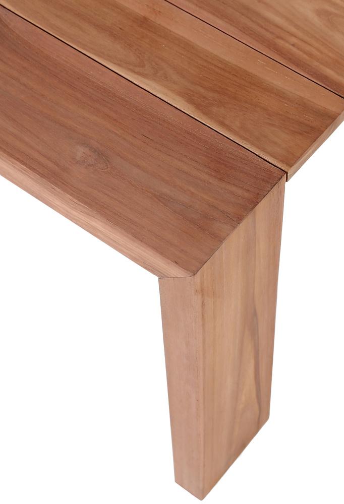 Meridian Furniture - Tulum Natural Teak Outdoor End Table - 353-ET veiw 5