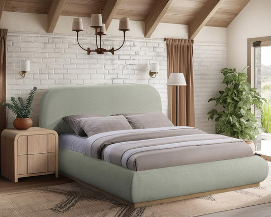 Meridian Furniture - Vaughn Mint Full Bed - B1211Mint-F veiw 2