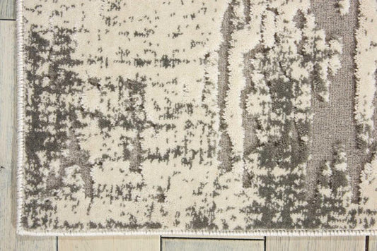 Michael Amini - Gleam Area Rug - 53in x 73in Ivory/Grey - MA602-841491107836 - CLOSEOUT veiw 2