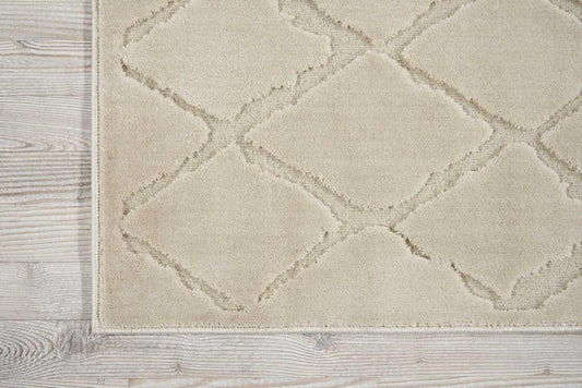 Michael Amini - Gleam Runner Area Rug - 22in x 76in Ivory - MA601-841491106006 - CLOSEOUT veiw 2