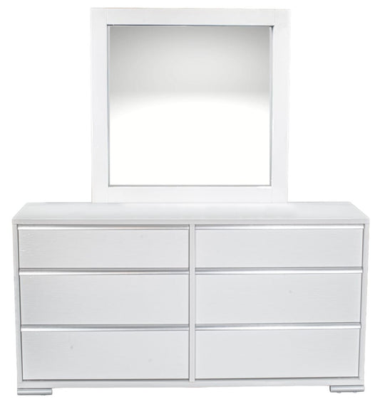 MODERNhome - Bianca Mirror, High Gloss White w/Artic Fronts - CD2TCMIR view 2