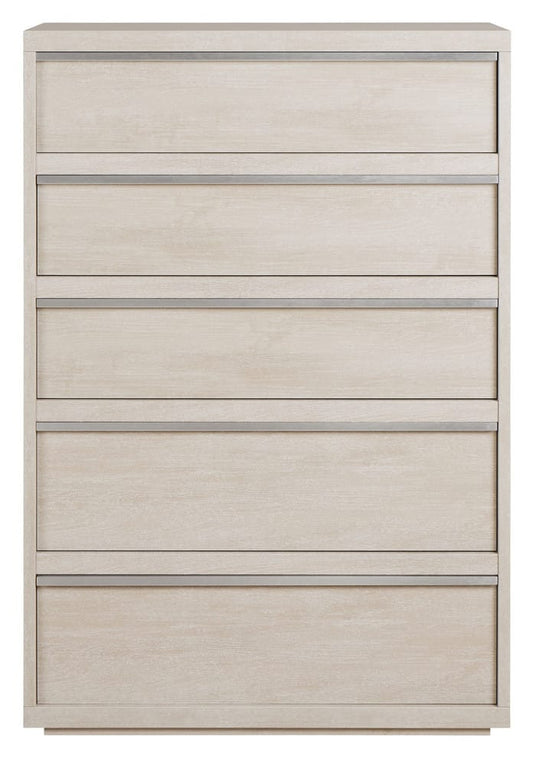 MODERNhome - Dolce Vita 5 Drawer Chest, Seashell Beechwood - MD3TC5DC view 2