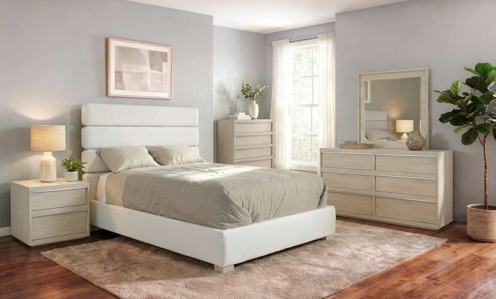 MODERNhome - Dolce Vita Dresser, Seashell Beechwood - MD3TCDRS view 4