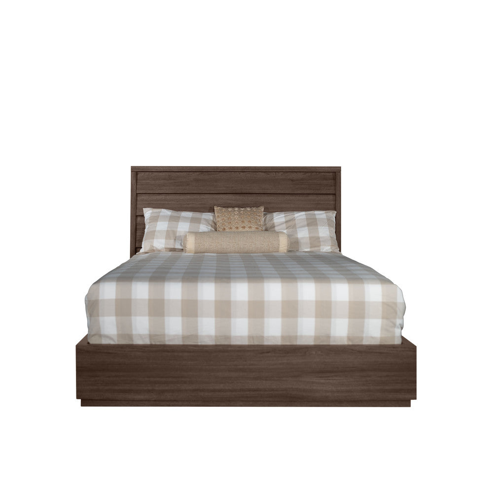 MODERNhome - Dolce Vita King Panel Bed, Monterrey Oak view 2