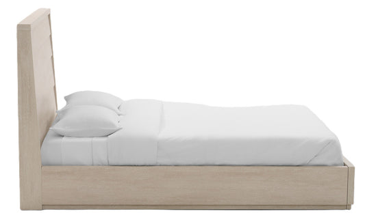 MODERNhome - Dolce Vita King Panel Bed, Seashell Beechwood view 2
