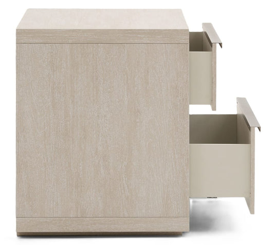 MODERNhome - Dolce Vita Nightstand, Seashell Beechwood - MD3TCNTB view 2