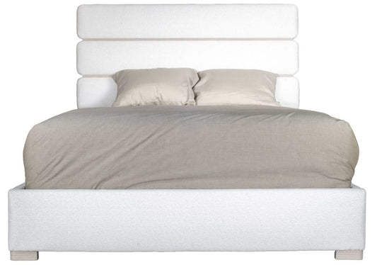 MODERNhome - Dolce Vita Queen Upholstered Bed, Seashell Beechwood view 2