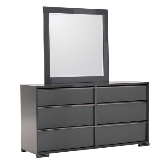 MODERNhome - Metallica Dresser Mirror, Platinum - LG5TCMIR view 2