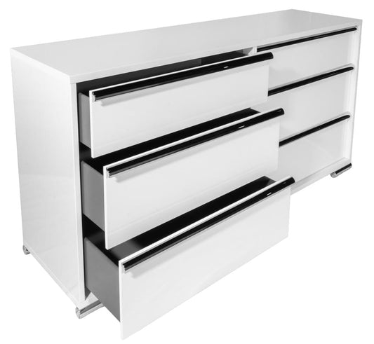 MODERNhome - Metallica Dresser, White Gloss - LC2TCDRS view 2