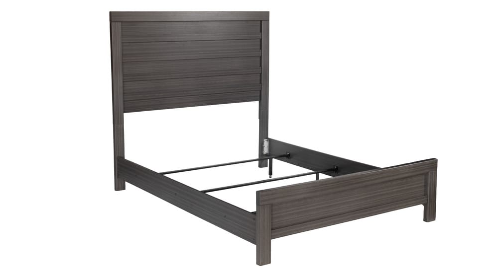 MODERNhome - Metropole King Panel Bed, Teak view 3