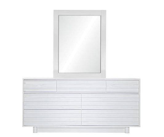 MODERNhome - Metropole Mirror, Mocca White - PF2TCMIR view 2