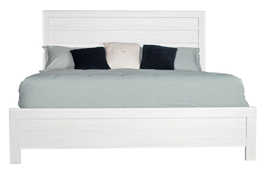 MODERNhome - Metropole Queen Panel Bed, Mocca White view 2